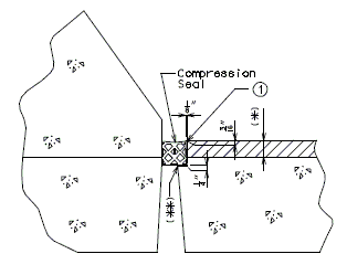 751.40 Longitudinal Joint Details Median Barrier Curb Section Detail A.gif