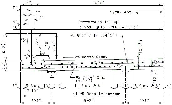 751.40 general superstructure-HS20 modified (32ft0in ROADWAY - 4 GIRDER).gif