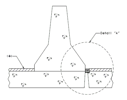 751.40 Longitudinal Joint Details Median Barrier Curb Section.gif