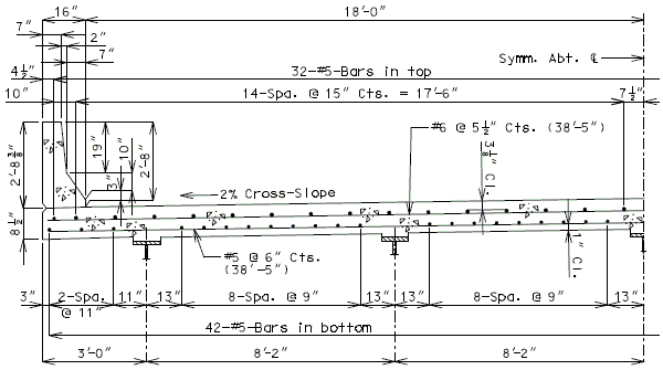 751.40 general superstructure-HS20 modified (36ft0in ROADWAY - 5 GIRDER).gif