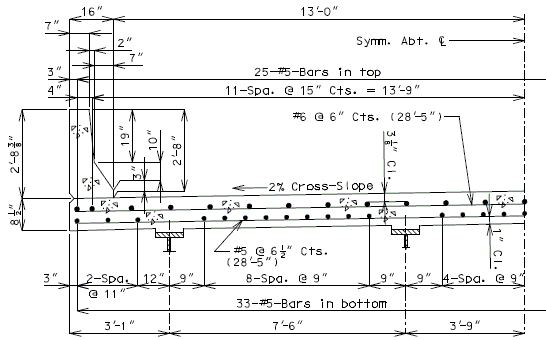 751.40 general superstructure-HS20 modified (26ft0in ROADWAY - 4 GIRDER).gif