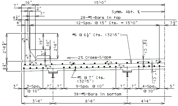 751.40 general superstructure-HS20 (30ft0in ROADWAY - 4 GIRDER).gif