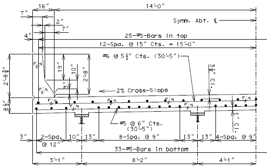 751.40 general superstructure-HS20 modified (28ft0in ROADWAY - 4 GIRDER).gif