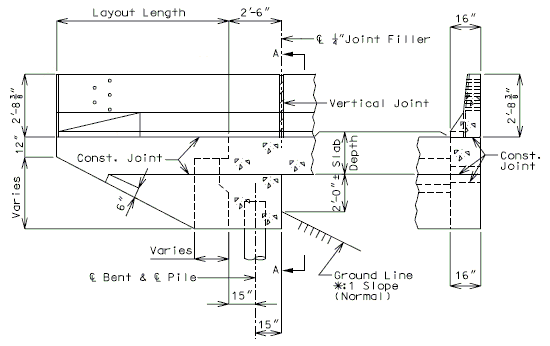 751.40 End Bent (Pile Cap Sections).gif