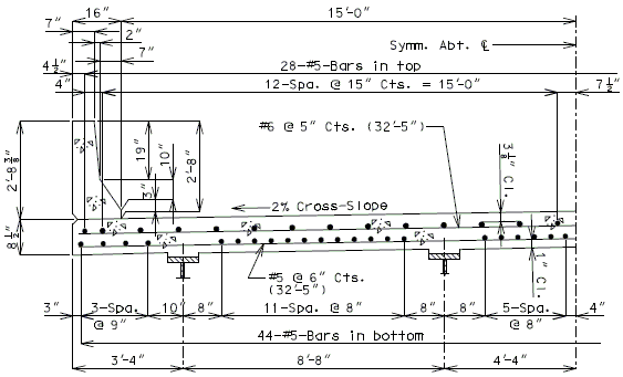 751.40 general superstructure-HS20 modified (30ft0in ROADWAY - 4 GIRDER).gif