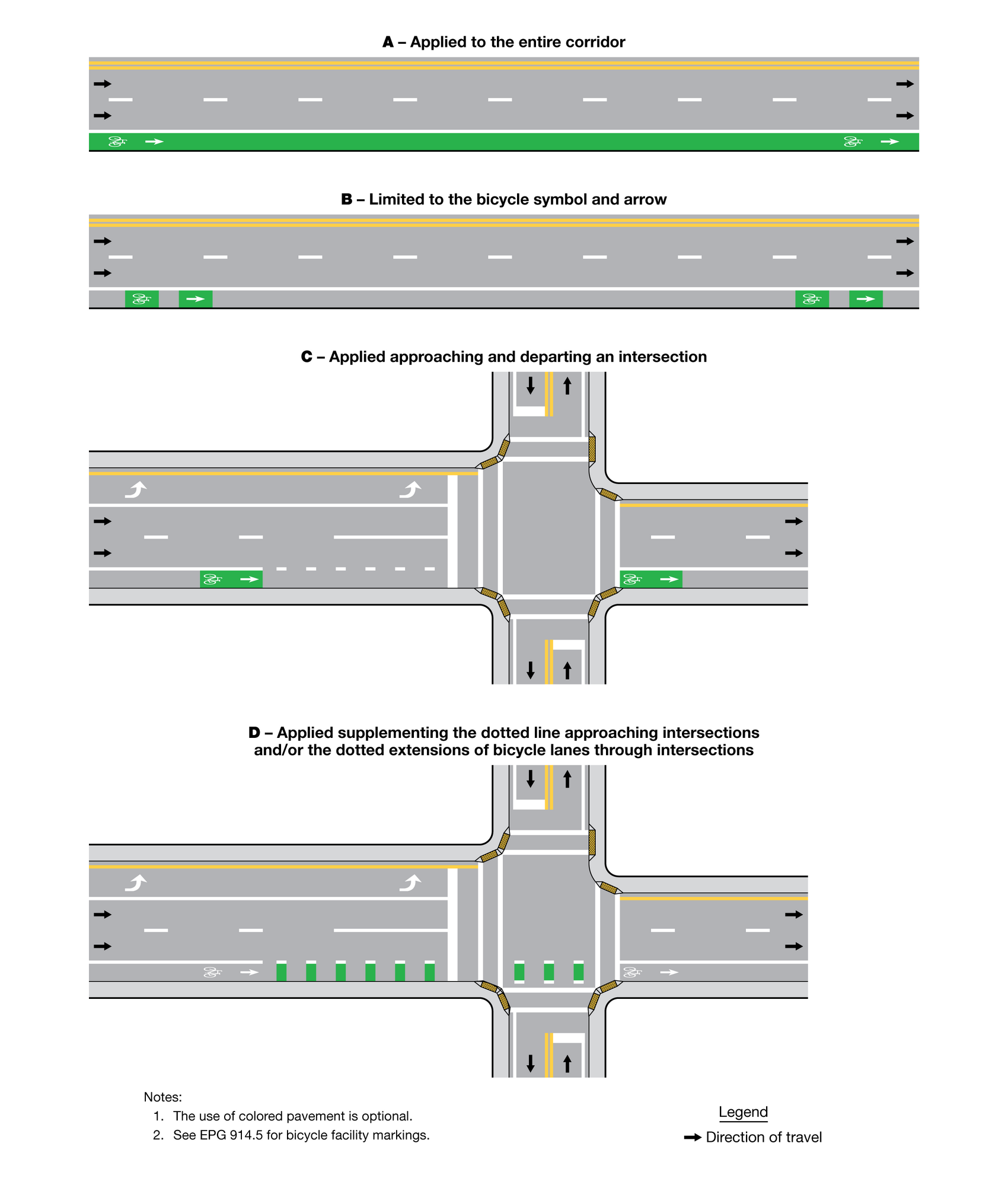 620.7 Colored Pavement (MUTCD Chapter 3H) - Engineering_Policy_Guide